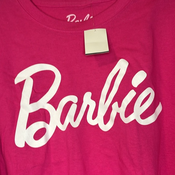BARBIE Graphic T-Shirt XL hot pink oversized - Picture 3 of 4
